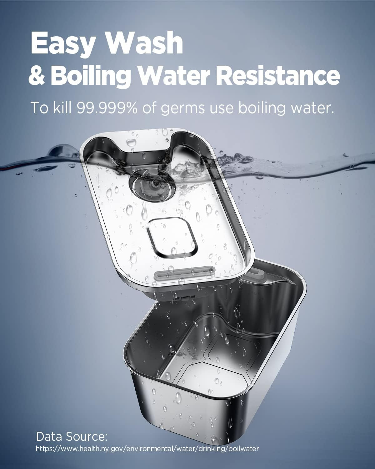 The Whisper Spring Fountain – Quiet 1.8L Stainless Steel Cat Water Fountain