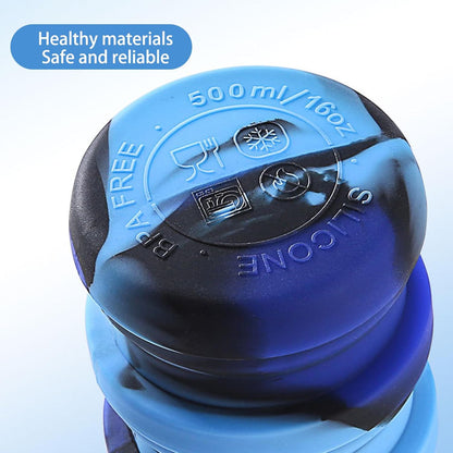 The Fold & Go Water Bottle – Collapsible Silicone Travel Bottle