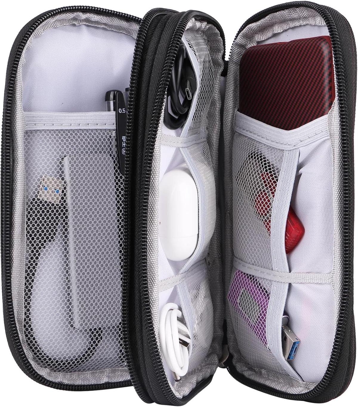 The Tidy Tech Organizer – Travel Cable & Charger Case