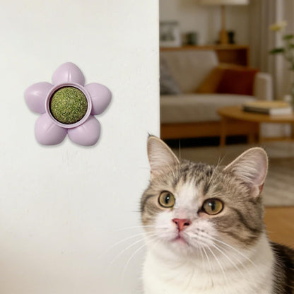 The Spin & Purr Catnip Ball – Self-Rotating Wall Toy for Cats
