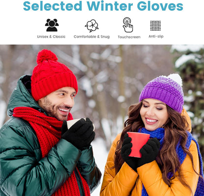 The Commuter Touchscreen Gloves – Thermal Knit Winter Gloves