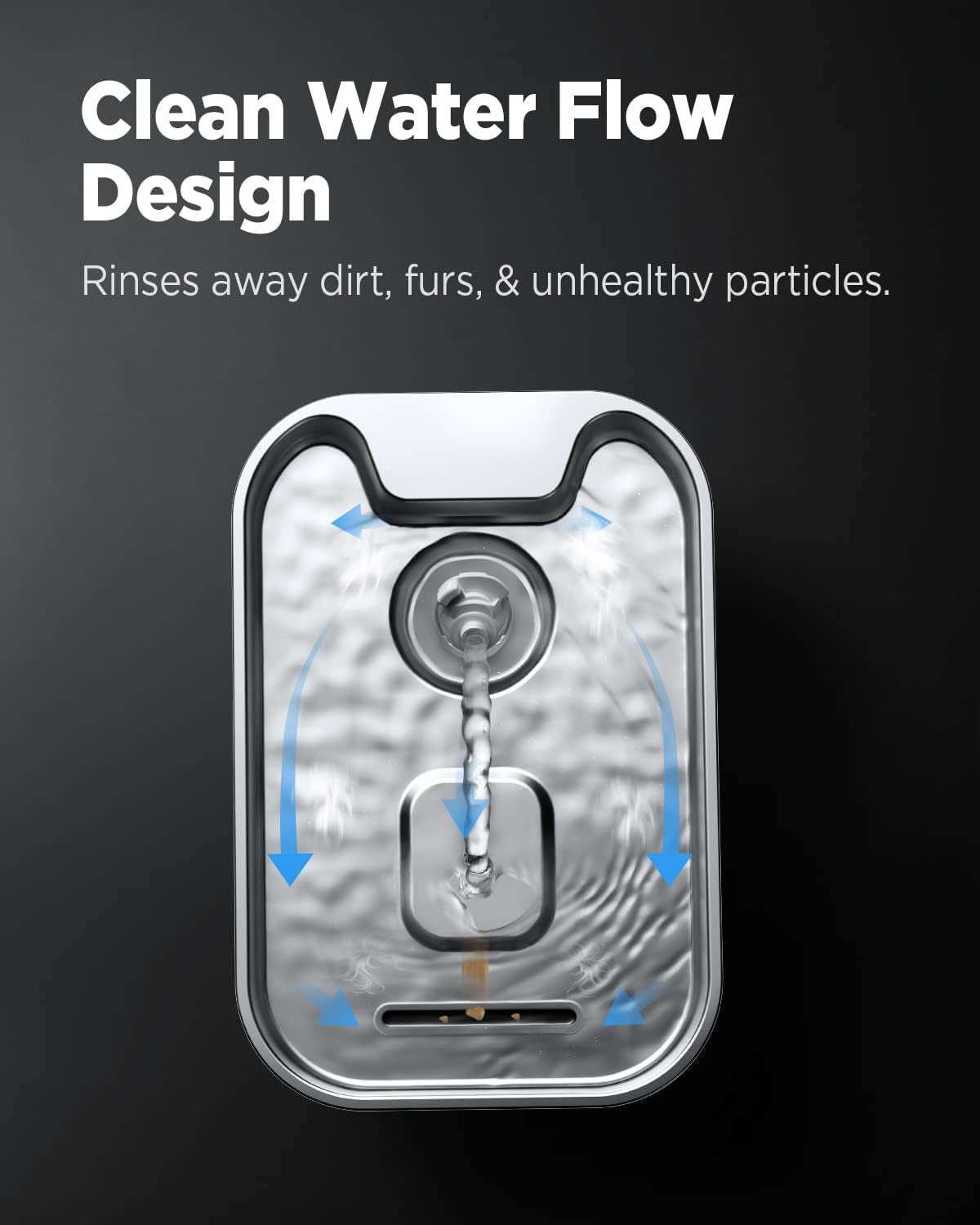 The Whisper Spring Fountain – Quiet 1.8L Stainless Steel Cat Water Fountain