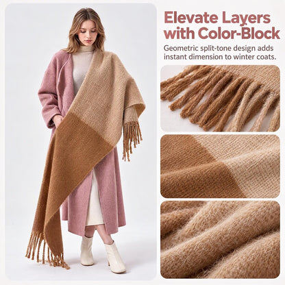 The Highland Chunky Scarf – Oversized Knit Wrap