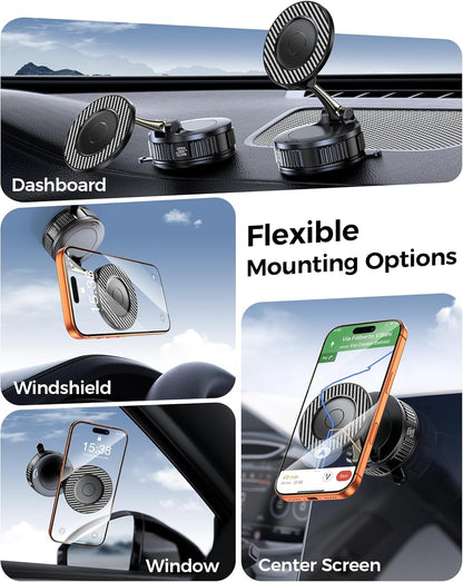 The Grip Magnetic Car Mount – Strong Magsafe-Compatible Phone Holder