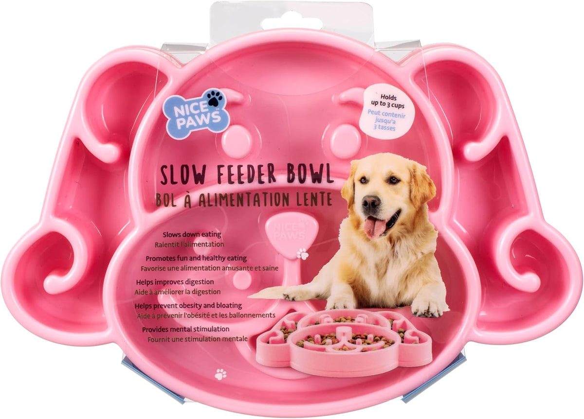 The Slow down Bowl – Anti-Gulp Puzzle Feeder for Dogs