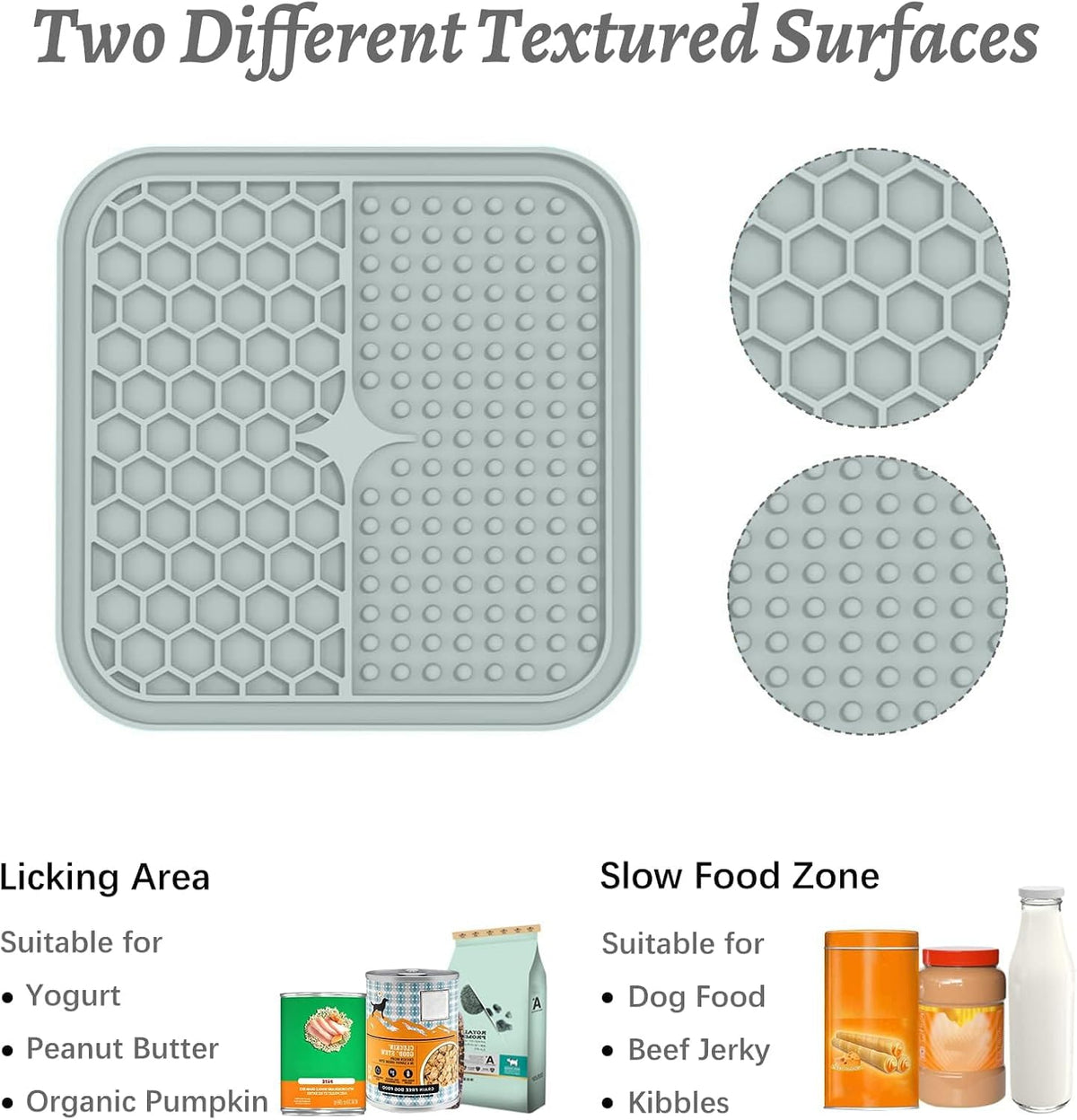 The Calm Lick Mat Set – 2 Suction Slow Feeders for Dogs & Cats