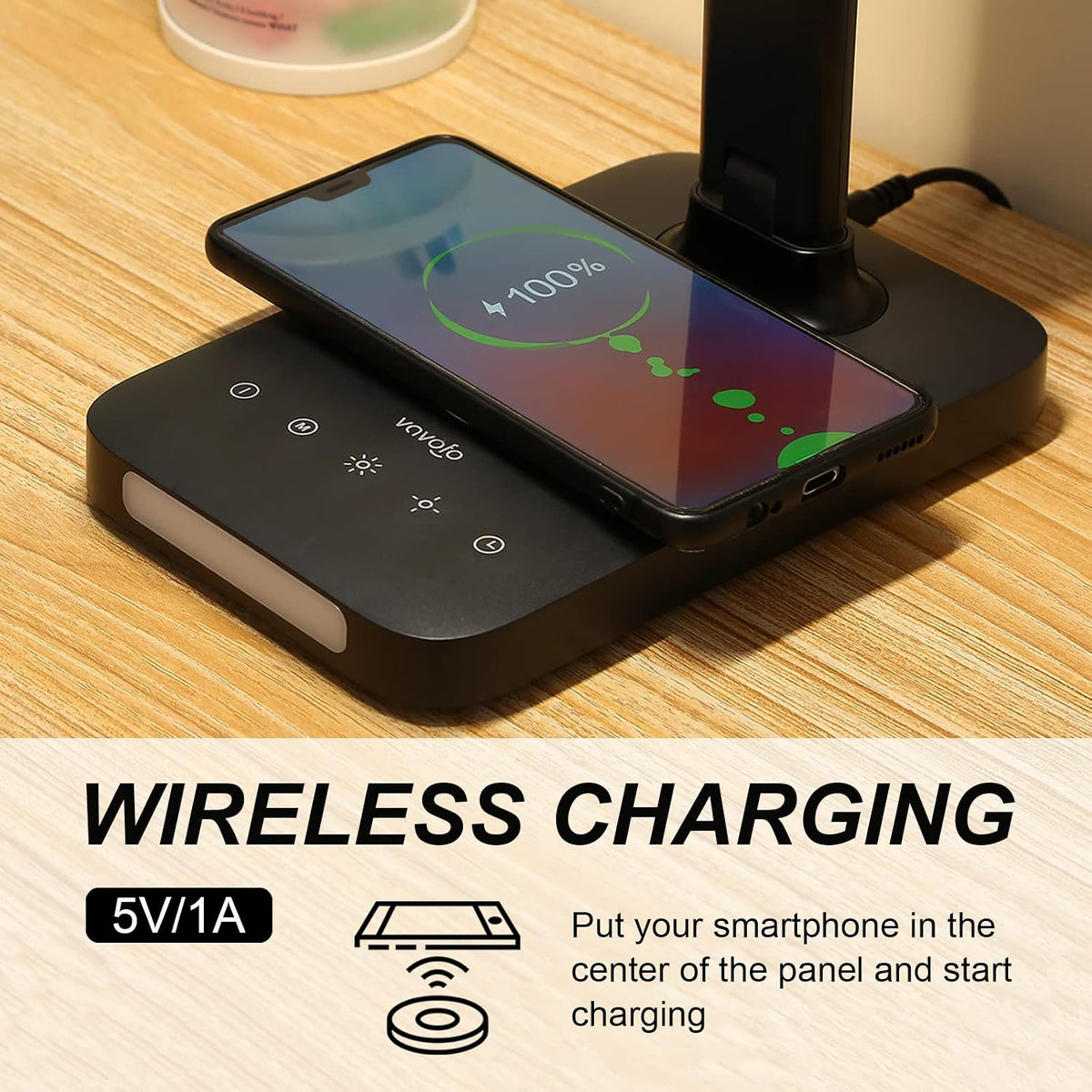 The Focus LED Desk Lamp – Dimmable with USB Charging Port