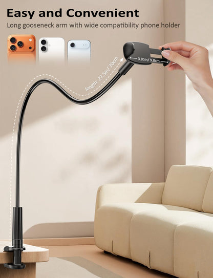 The Flex Gooseneck Phone Holder – Hands-Free Stand for Desk & Bed