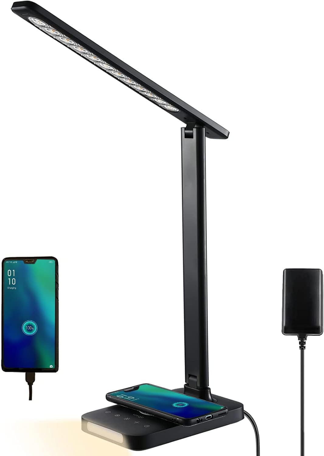 The Focus LED Desk Lamp – Dimmable with USB Charging Port