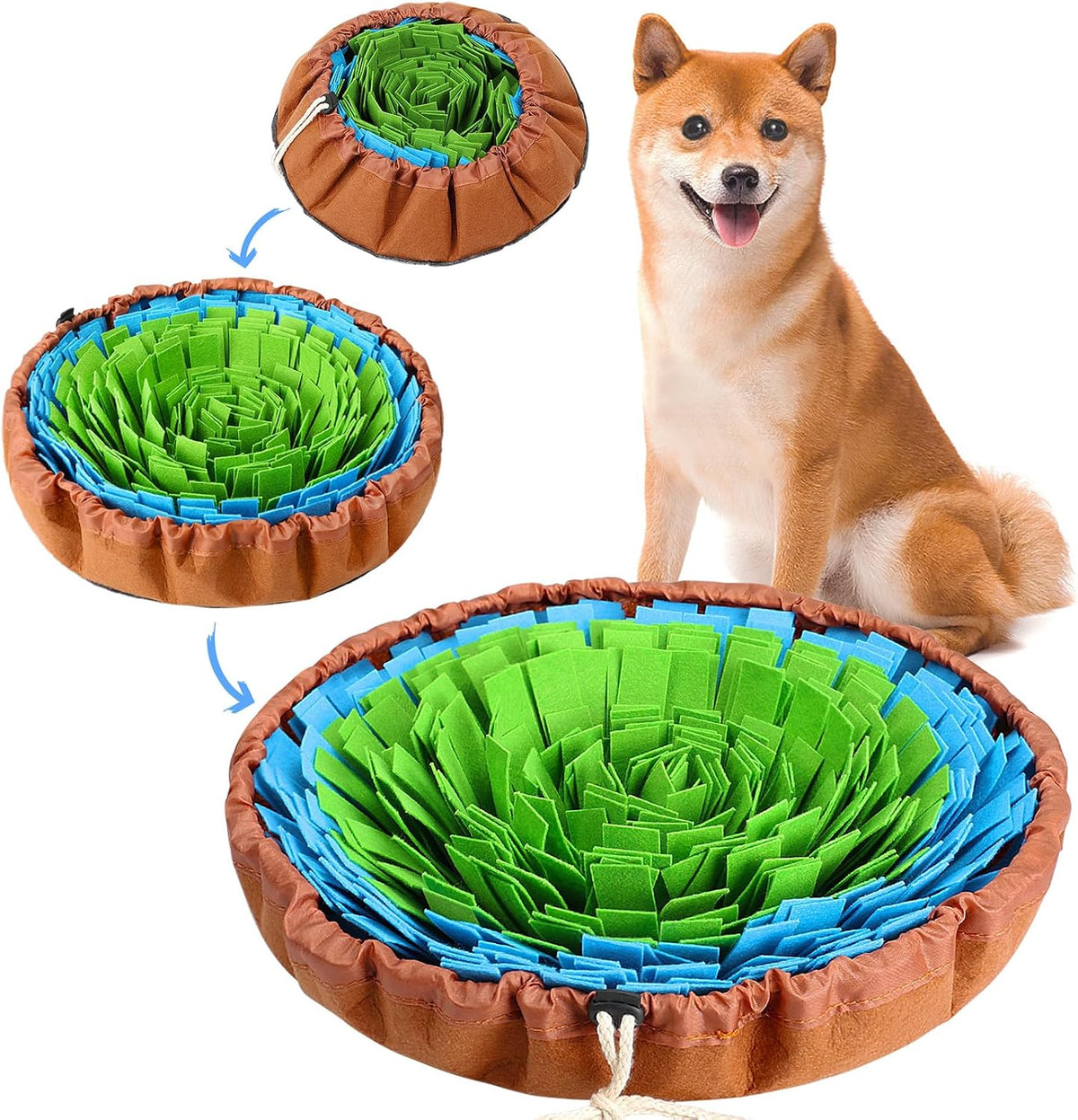 The Sniff & Seek Snuffle Mat – Nose Work Feeding Mat for Dogs