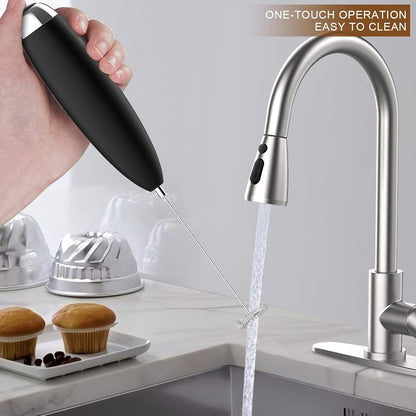 The Café Milk Frother – Handheld Foam Maker for Lattes & Matcha