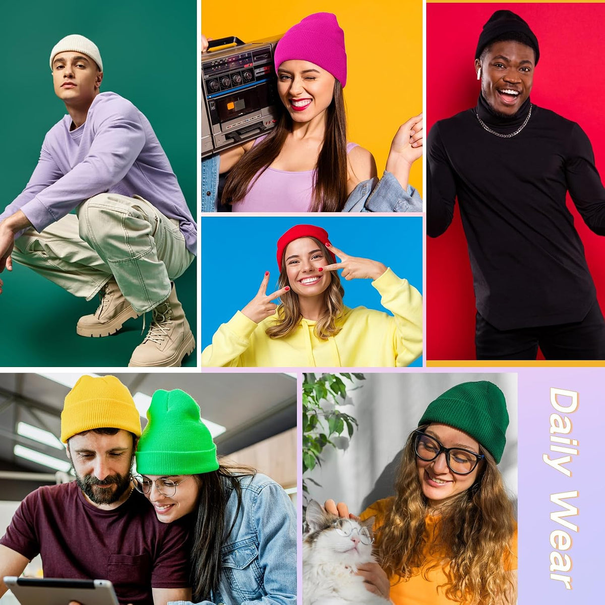 The Everyday Cuffed Beanie – Soft Knit Winter Hat