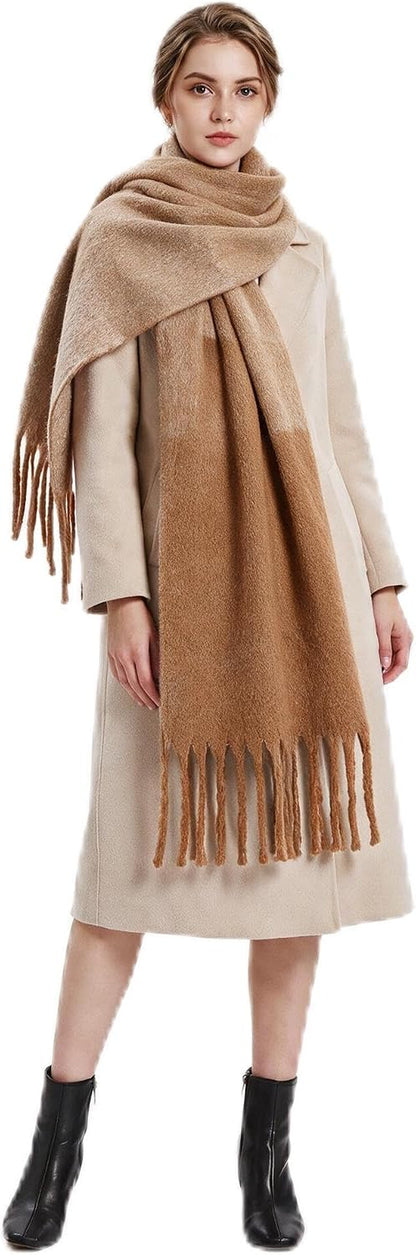 The Highland Chunky Scarf – Oversized Knit Wrap