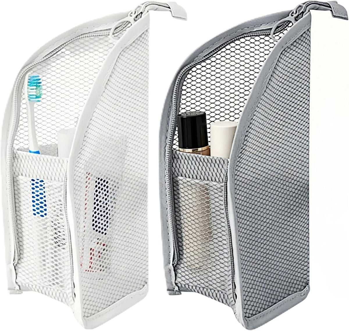 The Getaway Toiletry Bags – 2-Pack Clear Hanging Organizers
