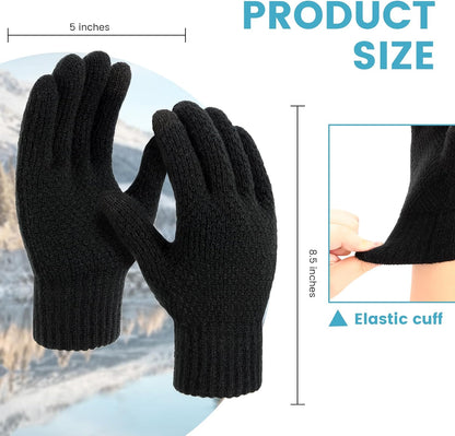The Commuter Touchscreen Gloves – Thermal Knit Winter Gloves