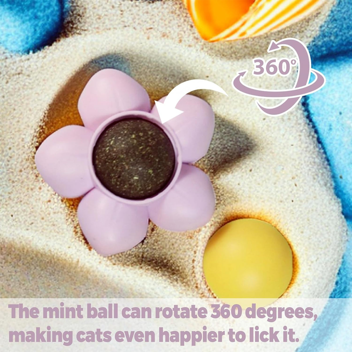 The Spin & Purr Catnip Ball – Self-Rotating Wall Toy for Cats