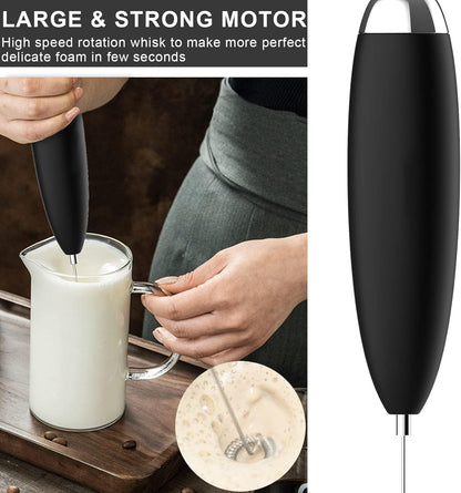 The Café Milk Frother – Handheld Foam Maker for Lattes & Matcha