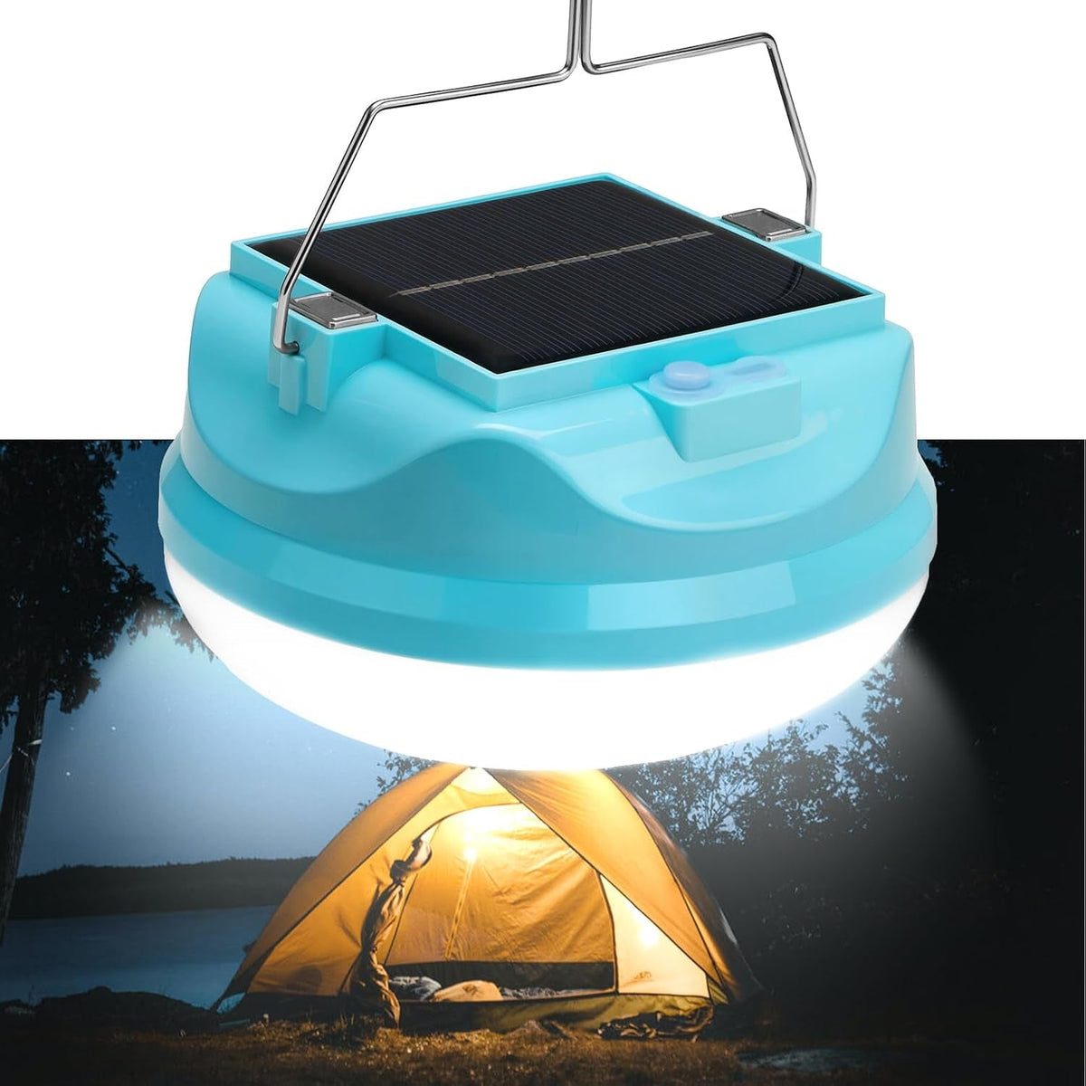 Solar camping lantern
